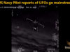 US Navy Pilot reports of UFOs go mainstream